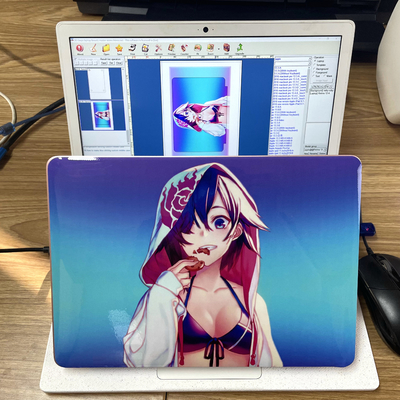 Daqin Skin Sticker Cover Gestanzter Vinyl-Etikettendrucker und Schneideplotter für Notebooks