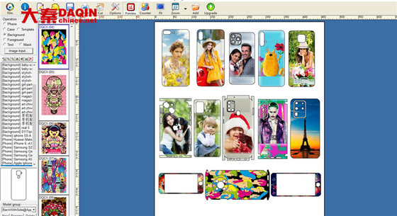 Daqin DIY Mobile Skin Cutter Template Software Kostenloses Update
