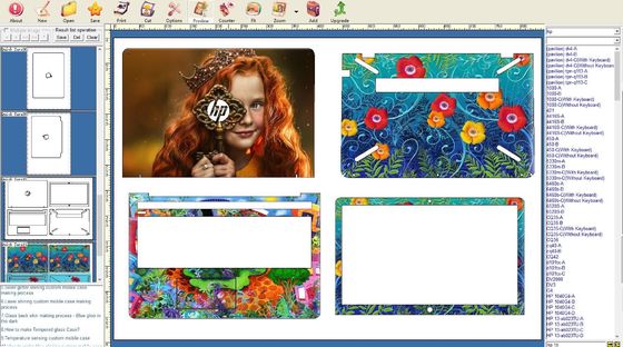 Laptop-Hautmachine Ideal für Werbung in den Medien und persönliche Diy-Projekte