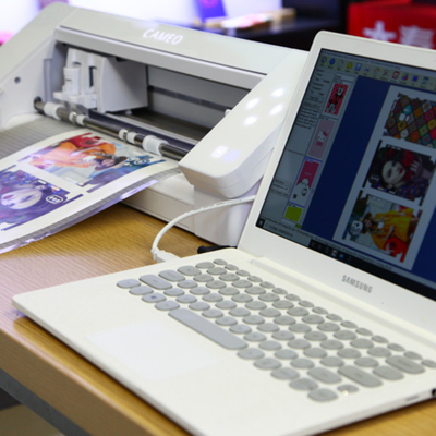 CER Daqin kundenspezifische Aufkleber-Ausschnitt-Plotter-Maschinen-Haut, die Software macht