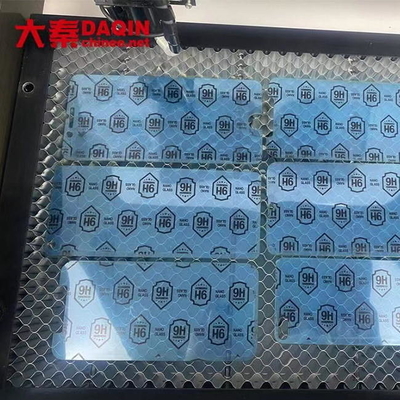 SCHIRM-Schutz-Laser-Nano-Schneidemaschine 50W Daqin ausgeglichene Glasmit Stich