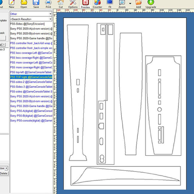 DAQIN Laptop Haut Aufkleber Schneidemaschine mit Design-Software Laptop Haut Maschine
