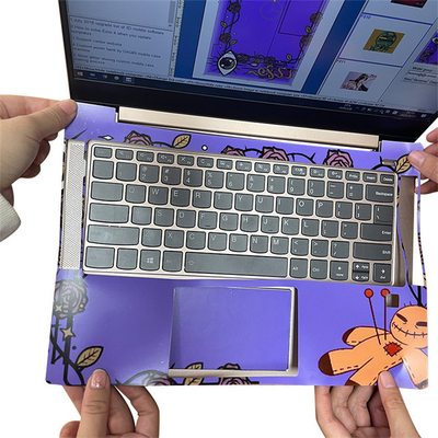 Kundengebundener Laptop Soem-Haut-Schneider-Maschine geüberholter Laptop enthäutet Aufkleber-Entwurf