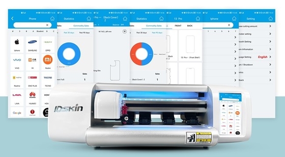 Handy Idskin-Hydrogel-Film-Schneidemaschine im Kleinbetrieb