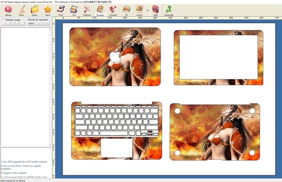 ABS Daqin-Laptop-Haut, die Maschine für 0.1-1.5mm Stärke herstellt