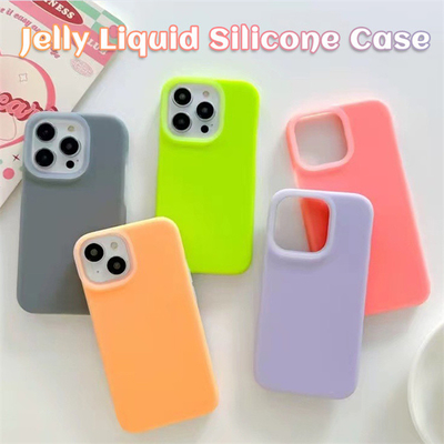 Mobiler stoßsicherer Handy-Rückendeckel Jelly Liquid Silicone Case für Iphone PROmax 14/14PRO/14/13/13PRO