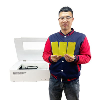 Daqin Temperglas-Bildschirmschutzmaschine zum Laserschneiden für Online-Geschäft