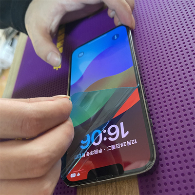 Professionelle Bildschirmschutzmaschine zum Laserschneiden für Mobiltelefone mit individueller Designsoftware
