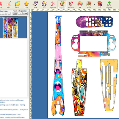 Daqin Laptop Skin Making Machine und Laptop Skin Design Software Schneidemaschine für personalisierte Laptop-Skins