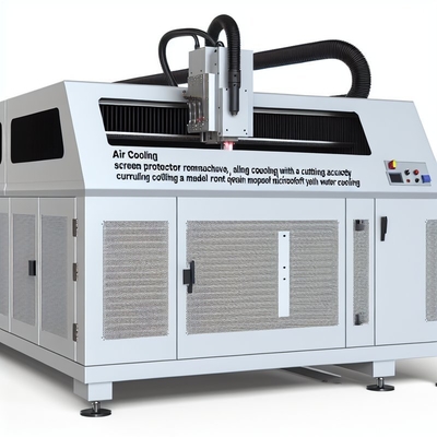 Luftkühlung-Displayschutzfolien-Laserschneidmaschine mit hoher Schnittgenauigkeit und Kühlmodell mit zirkulierender Wasserkühlung