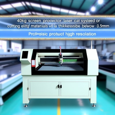 40 kg Bildschirmschutz-Laser-Schnittsystem für empfindliche Materialien Schnittdicke 0,5 mm