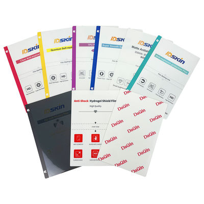 Hochwertiges PVC 3D-Bildschirmschutzgerät Premium Mobiltelefon Rückseite Hautsticker Wasserdicht mit TPU-Papiermaterial Rohstoff