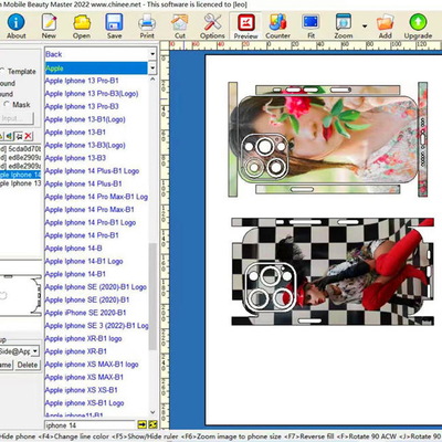 CER Daqin kundenspezifische Aufkleber-Ausschnitt-Plotter-Maschinen-Haut, die Software macht