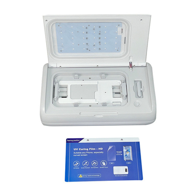 Tragbare UV-LED-Härtung Lichtschachtel UV-Automatische Telefonfilm-Applikator-Maschine