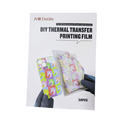 A5 3D Sublimations-Wärmeübertragungsfolie, 50er-Pack, bedruckbare Folie mit 3D-Vakuummaschine